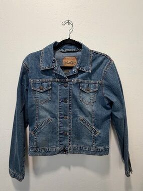 Levi's Medium Wash Blue Denim Trucker Jacket - Women's